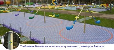 Уличная карусель "Аватар"