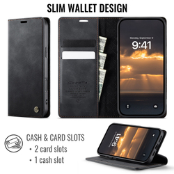 Чехол-книжка CaseMe RFiD iPhone 16 Pro Max