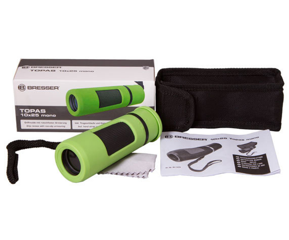 Монокуляр Bresser Topas 10x25 Green - фото 4