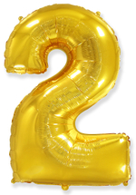 Шар Цифра Золотая