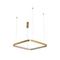 Подвесной светодиодный светильник Italline IT013-6024 gold 3000K