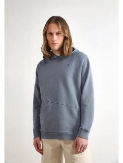 Толстовка с капюшоном на кнопках