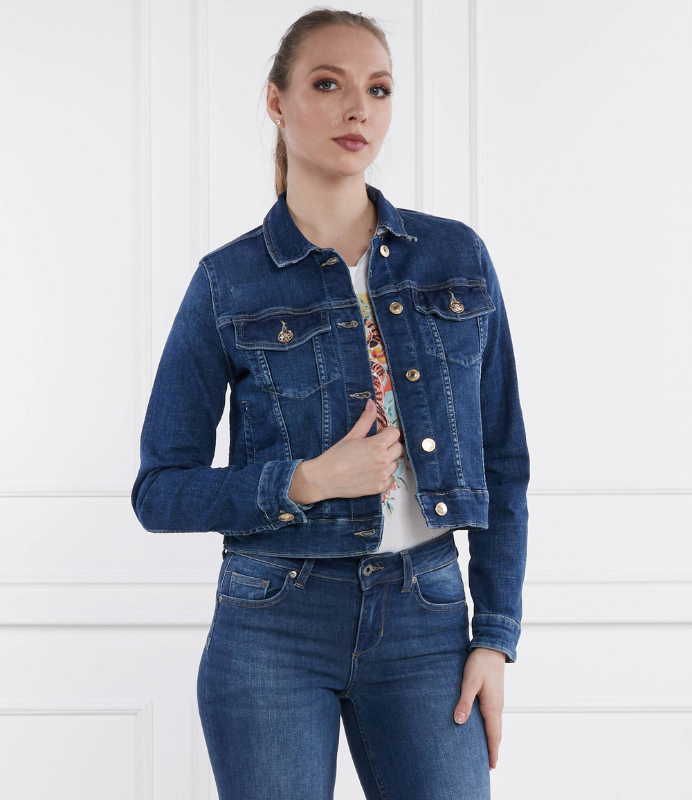 Джинсовая куртка DELYA GUESS - темно-синий(W4RN01 D5921)