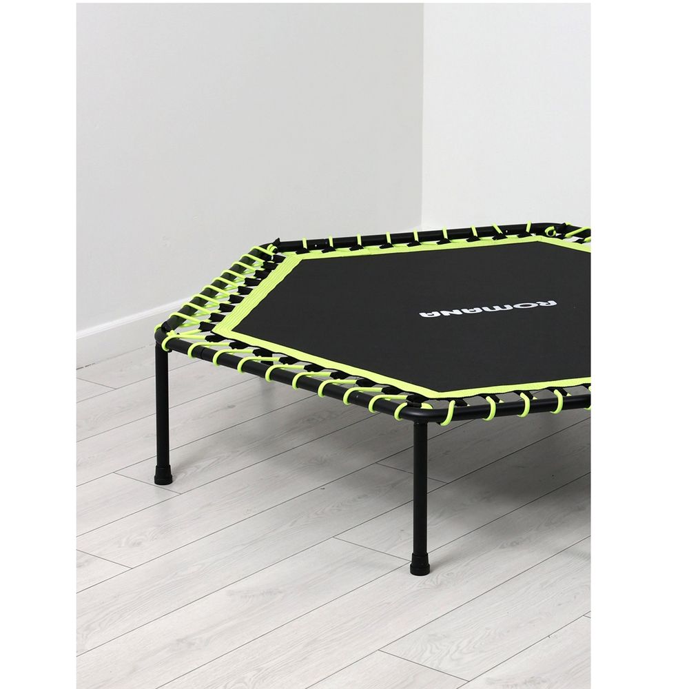 Батут для фитнеса с ручкой, без счетчика Romana 12.11.00 (зеленый)