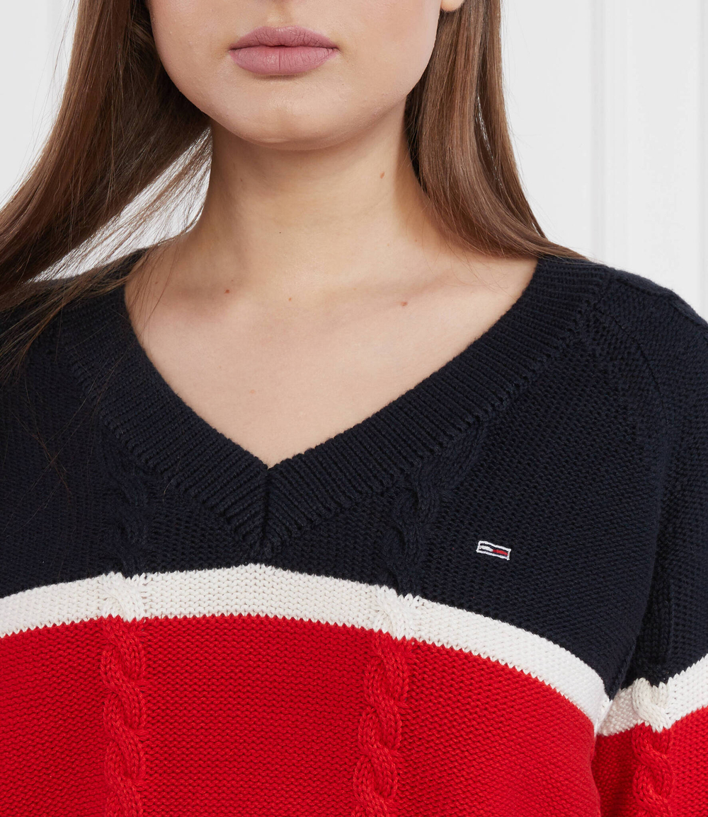 Свитер CRP STRIPE Tommy Jeans - темно-синий(DW0DW15941)