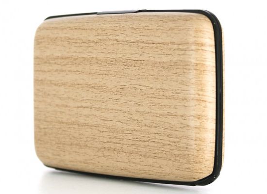 Кошелек алюминиевый Smart Case Бамбук