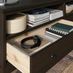 Тумба под телевизор - IKEA IDANÄS/IDANAS, 325x40x211см, темно-коричневый, ИДАНЭС ИКЕА