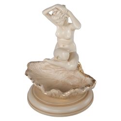 Подставка для украшений Девушка на ракушке Айвори