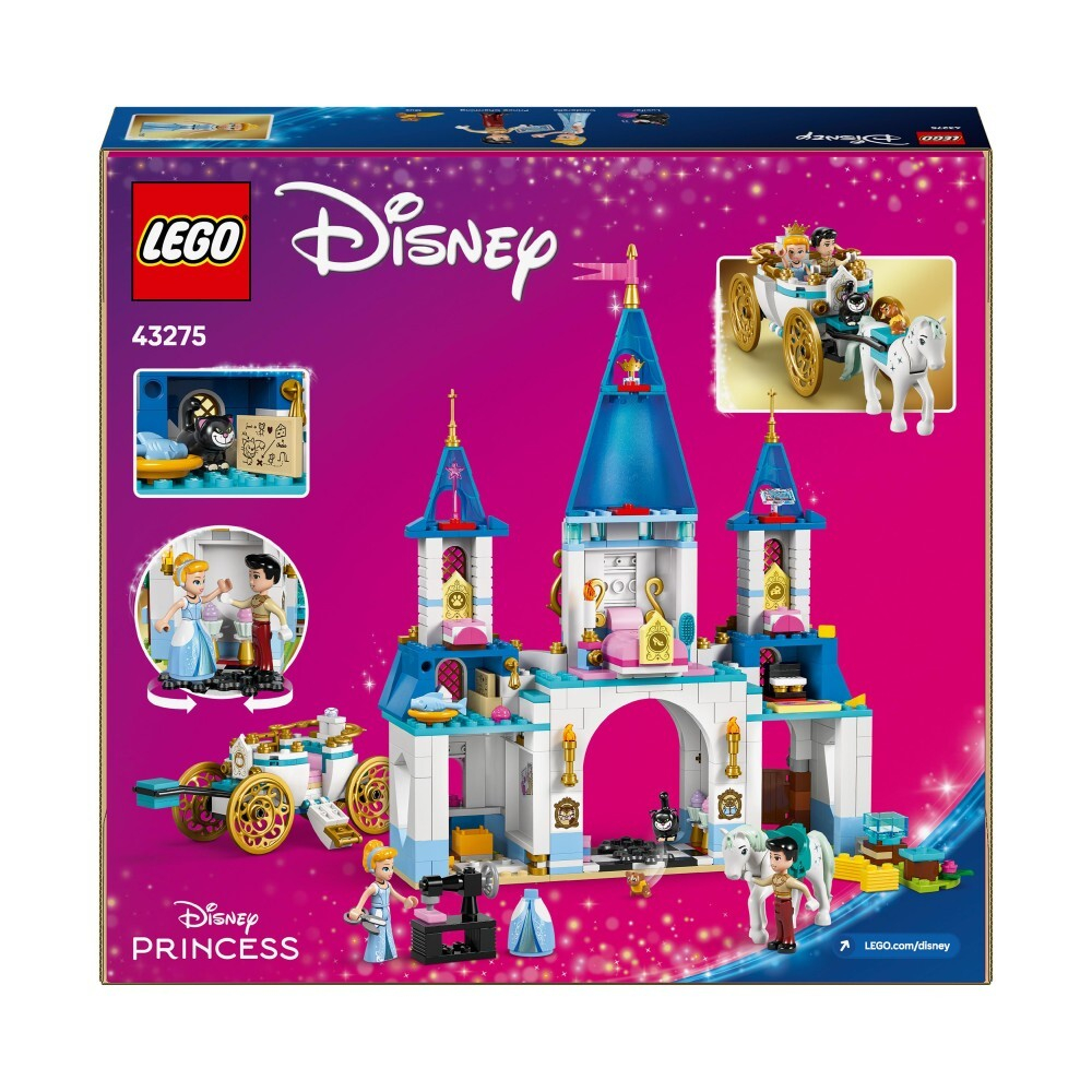 LEGO Disney Princess/ Замок Золушки и карета/ 43275