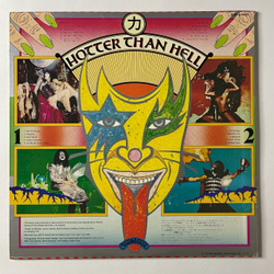 Винтажная виниловая пластинка LP Kiss Hotter Than Hell (Japan 1976) (No Obi) Bogart Labels