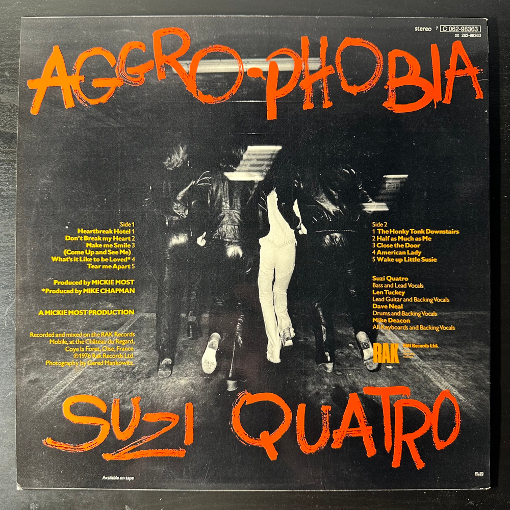 Suzi Quatro - Aggro-Phobia (Швеция 1976г.)