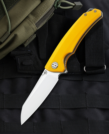 Складной нож Bestech Texel, желтая рукоять