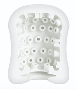 Компактный мастурбатор MasturbaTIN Dotty Donny (Цвет: белый)