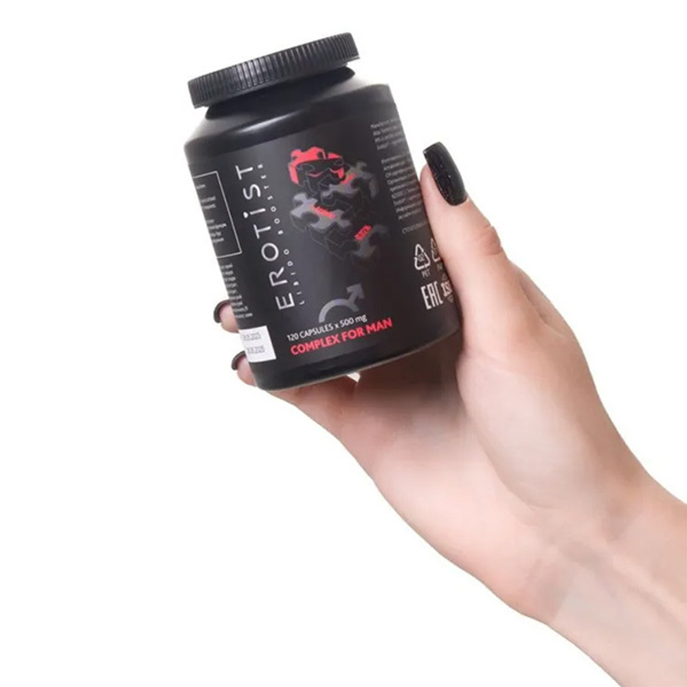 Возбуждающее средство для улучшения эректильной функции Erotist Libido Booster Complex for Man 500шт