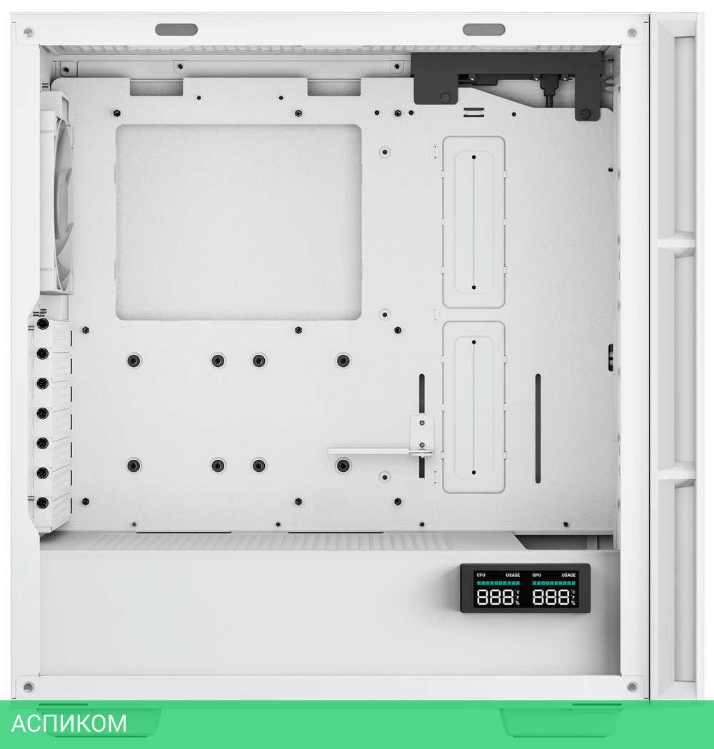 Корпус DeepCool CH560 Digital WH ATX без БП белый (R-CH560-WHAPE4D-G-1)