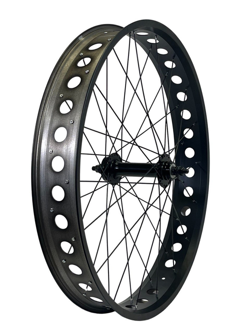 Колесо переднее 26" TRIX ал. дв. чер. Fat Bike / Втулка: ал. ДИСК гайка чер.14666