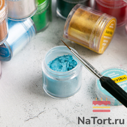 Краситель сухой перламутровый Bakerika «Голубой лед» 4 гр