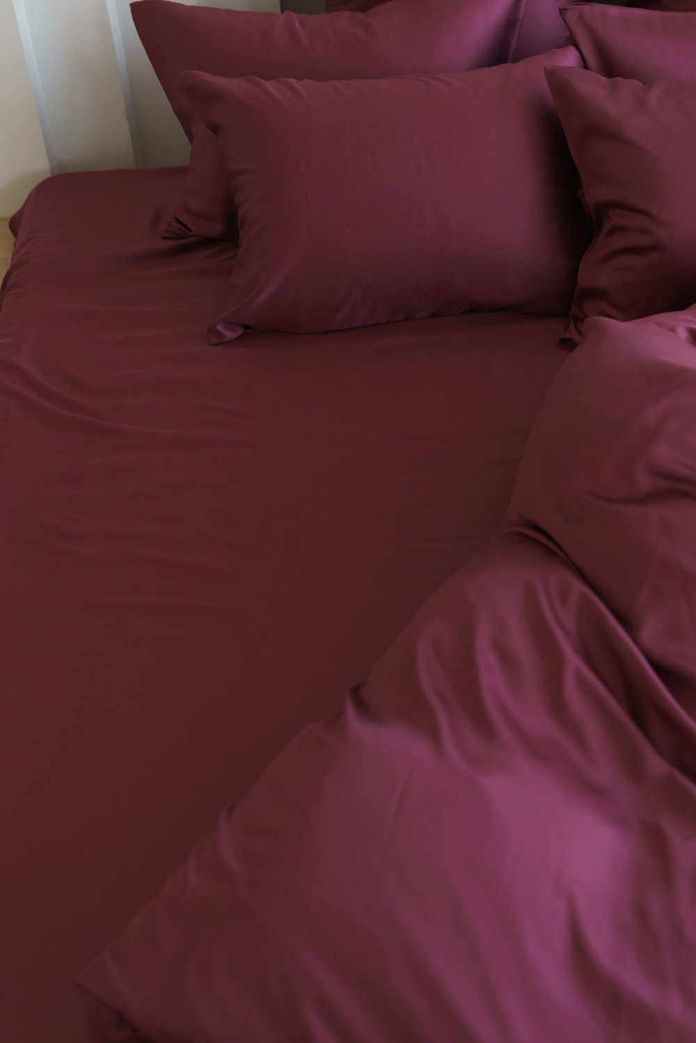 Пододеяльник 150x200 German Grass Purple Brilliant бордовый