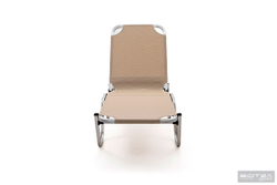 Шезлонг металлический Dias, бежевый