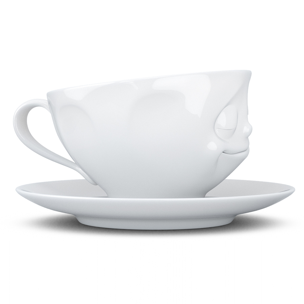 Чайная пара tassen happy, 200 мл, белая