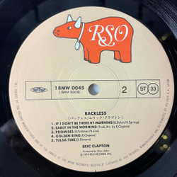 Винтажная виниловая пластинка LP Eric Clapton Backless (Japan 1986) (Obi) Walk Out In The Rain
