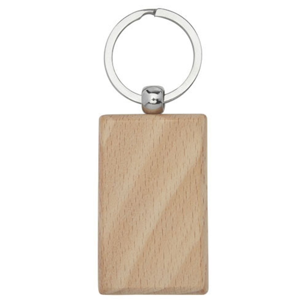 Прямоугольный брелок Gian из бука