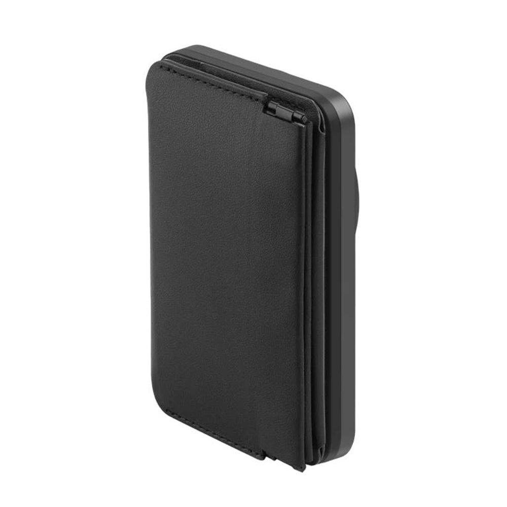 Внешний аккумулятор MagSafe и магнитный чехол-бумажник Energea MagWallet Cash 5K (5000 мА·ч) Беспроводная зарядка: Qi 15 Вт. Проводная зарядка: USB-C. Есть LED-индикация и поддержка PD. Энергоёмкость — 19,25 Вт·ч. Максимальная выходная мощность — 20 Вт. С