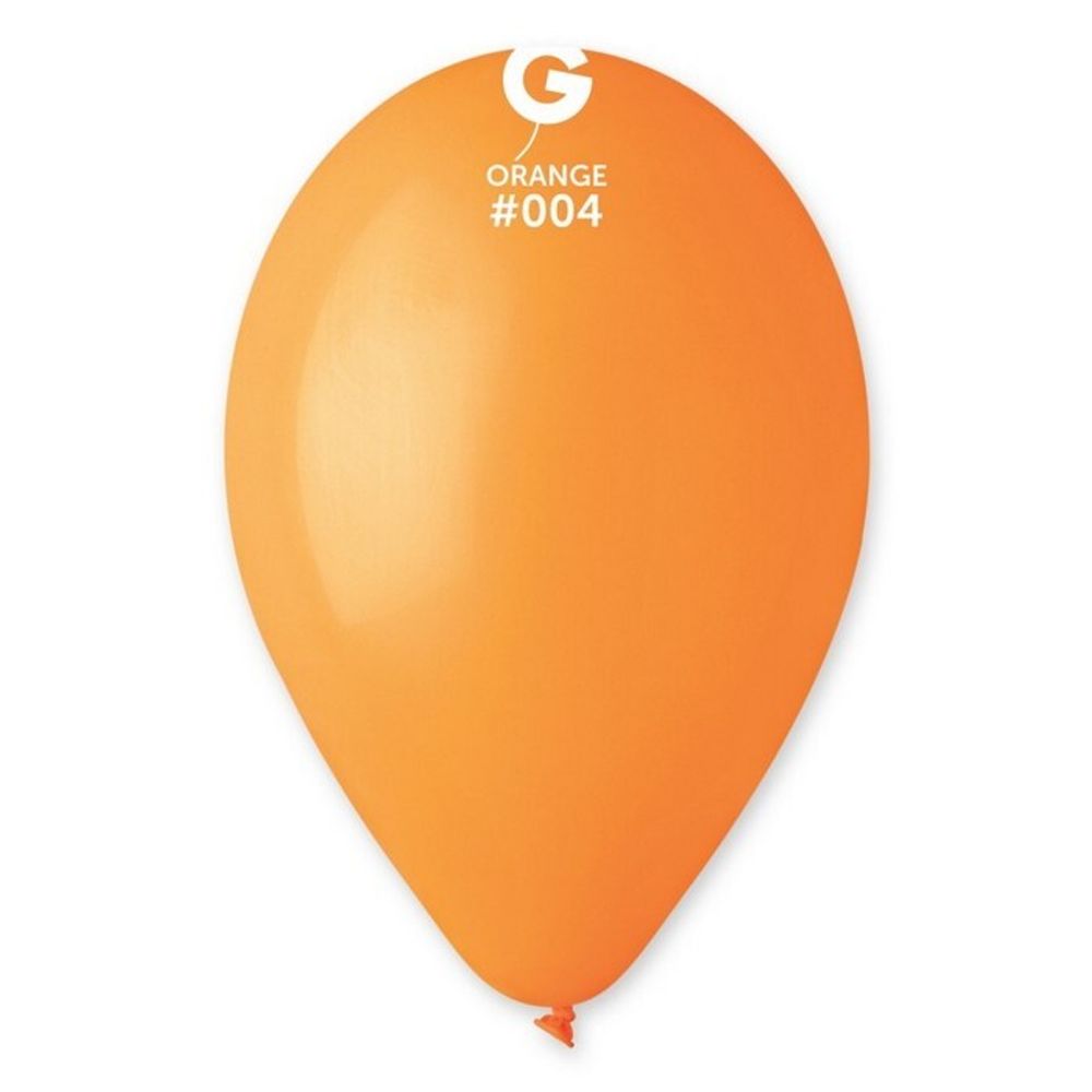 Воздушные шары Gemar, цвет 004 пастель, оранжевый, 25 шт. размер 18&quot;