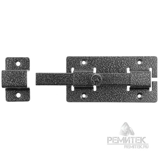 Задвижка накладная ЗД-06 для дверей усиленная, квадратный засов 15х145х15мм