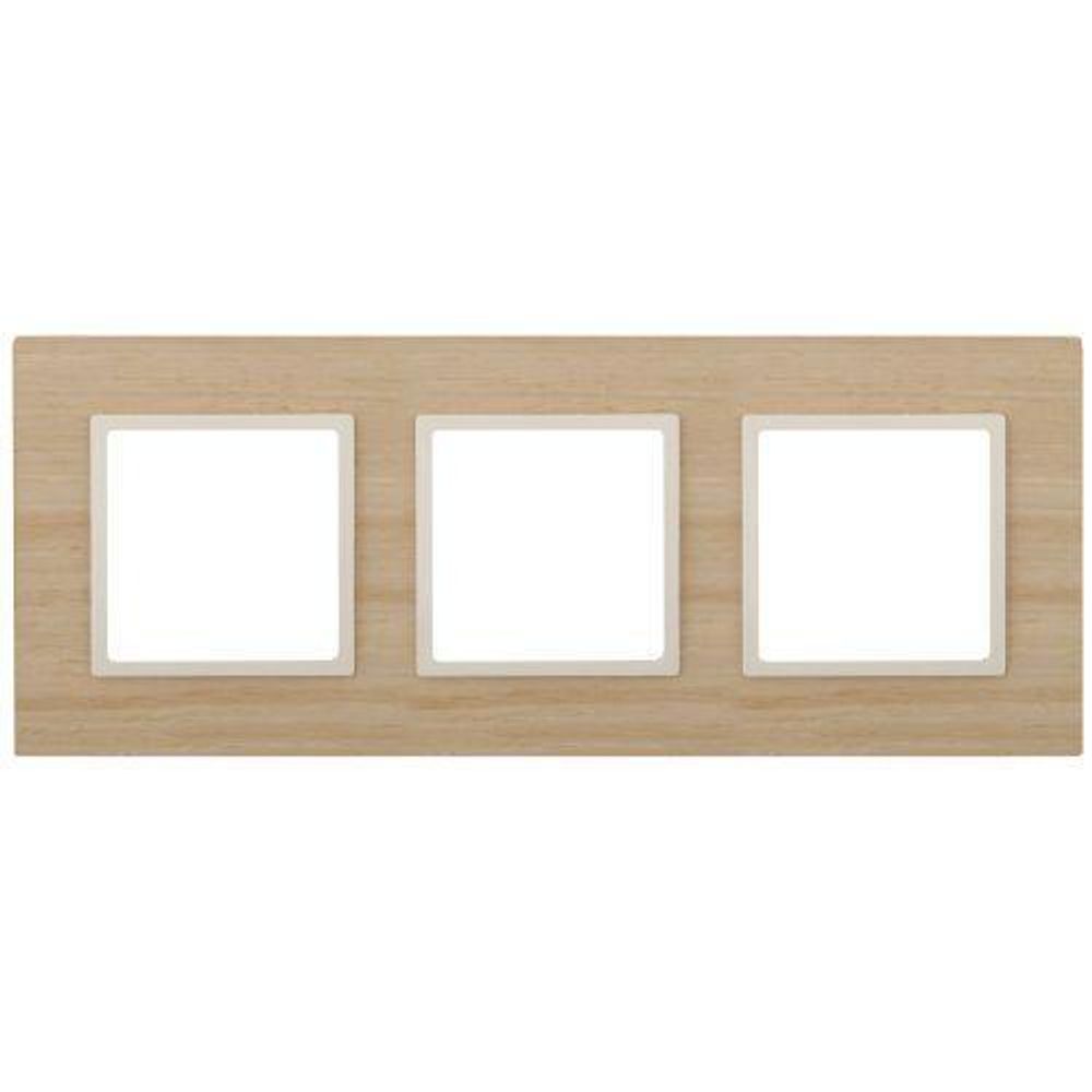 Рамка 3-м 14-5303-11 дерево Elegance клен+сл. кость ЭРА Б0034582