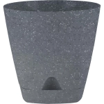Горшок для цветов InGreen Amsterdam D110мм 0,65л с прикорневым поливом, тёмный камень