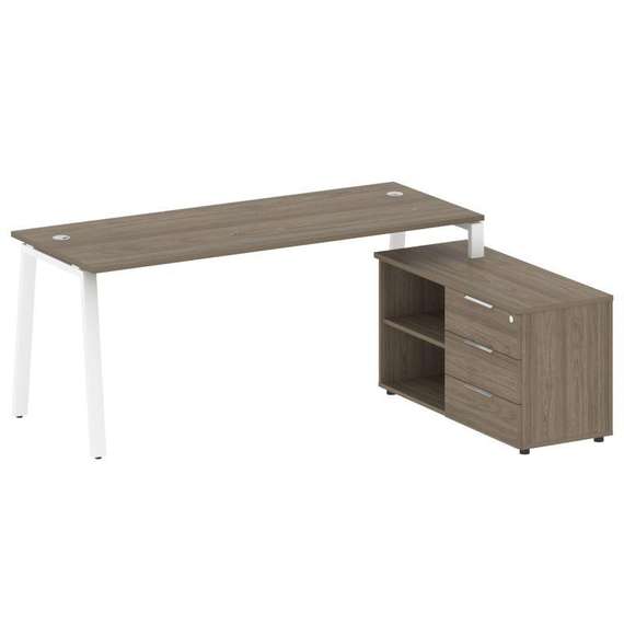 Метал Систем Рабочая станция с тумбой на А-образном м/к БА.РС-СТС-2.5 (R)