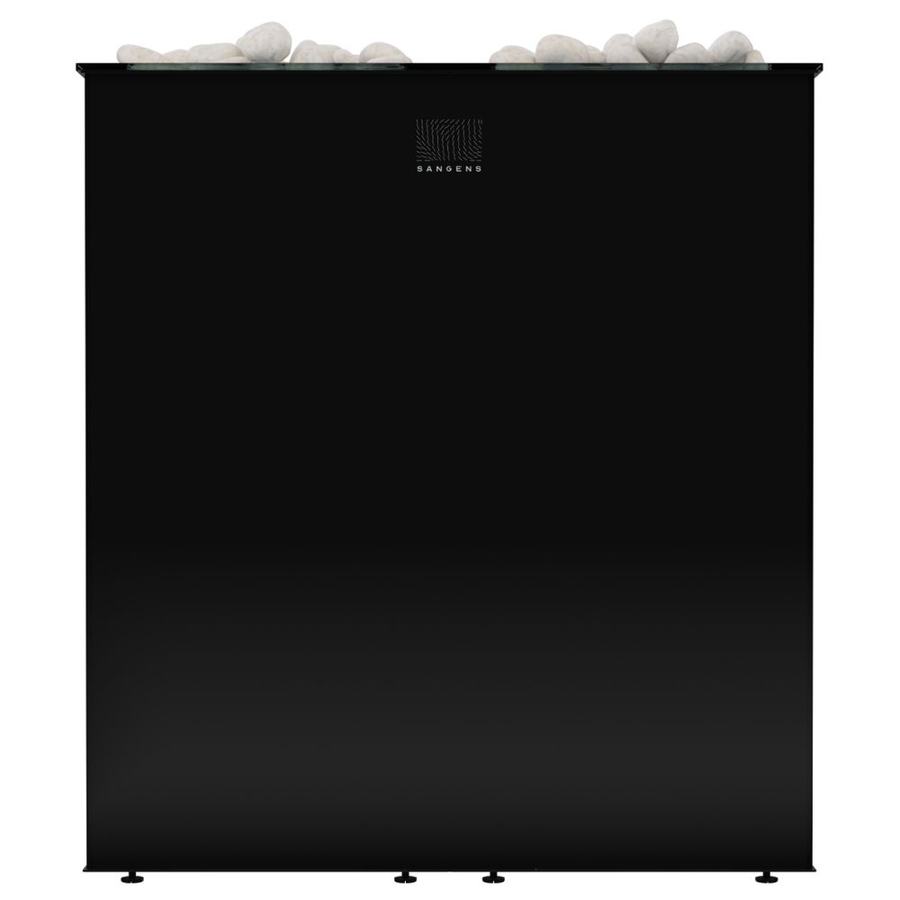 Электрическая печь для бани и сауны Sangens W40 Glass Black (В40 Стекло черное)
