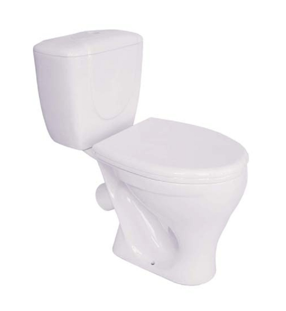 УНИТАЗ-КОМПАКТ ЛУНА БЕЛЫЙ СТАНДАРТ С 1 УРОВНЕВОЙ АРМАТУРОЙ, БОЛТАМИ КРЕПЛЕНИЯ И СИДЕНЬЕМ