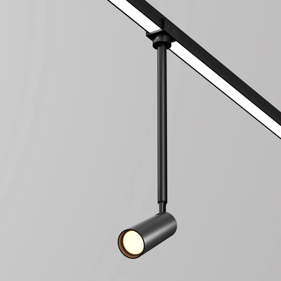 Уличный трековый светильник Фокус / Focus Led Elasity IP 3000К 8Вт 55° черный Outdoor o-tr01-2-p-8wb3k