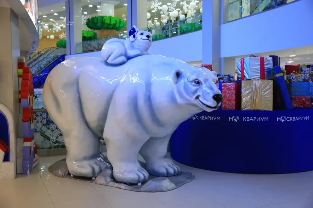 фотозона "Медведица с медвежонком"