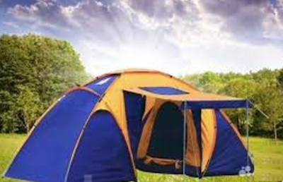 Палатка 2х комнатная с коридором. 450х220см