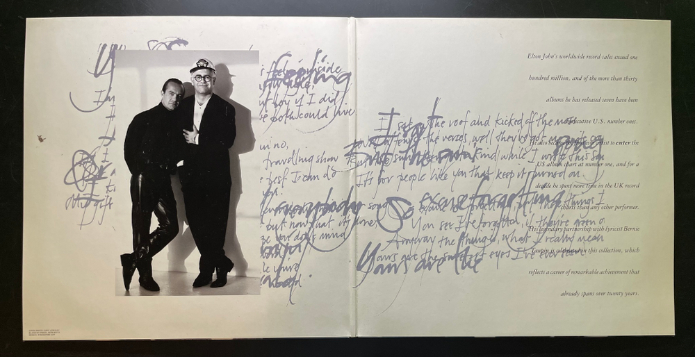 Elton John - The Very Best Of Elton John 2LP (Европа 1990г.)