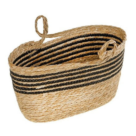 Корзина плетеная (водоросли) 46x22xH26/38см ( Натуральный)