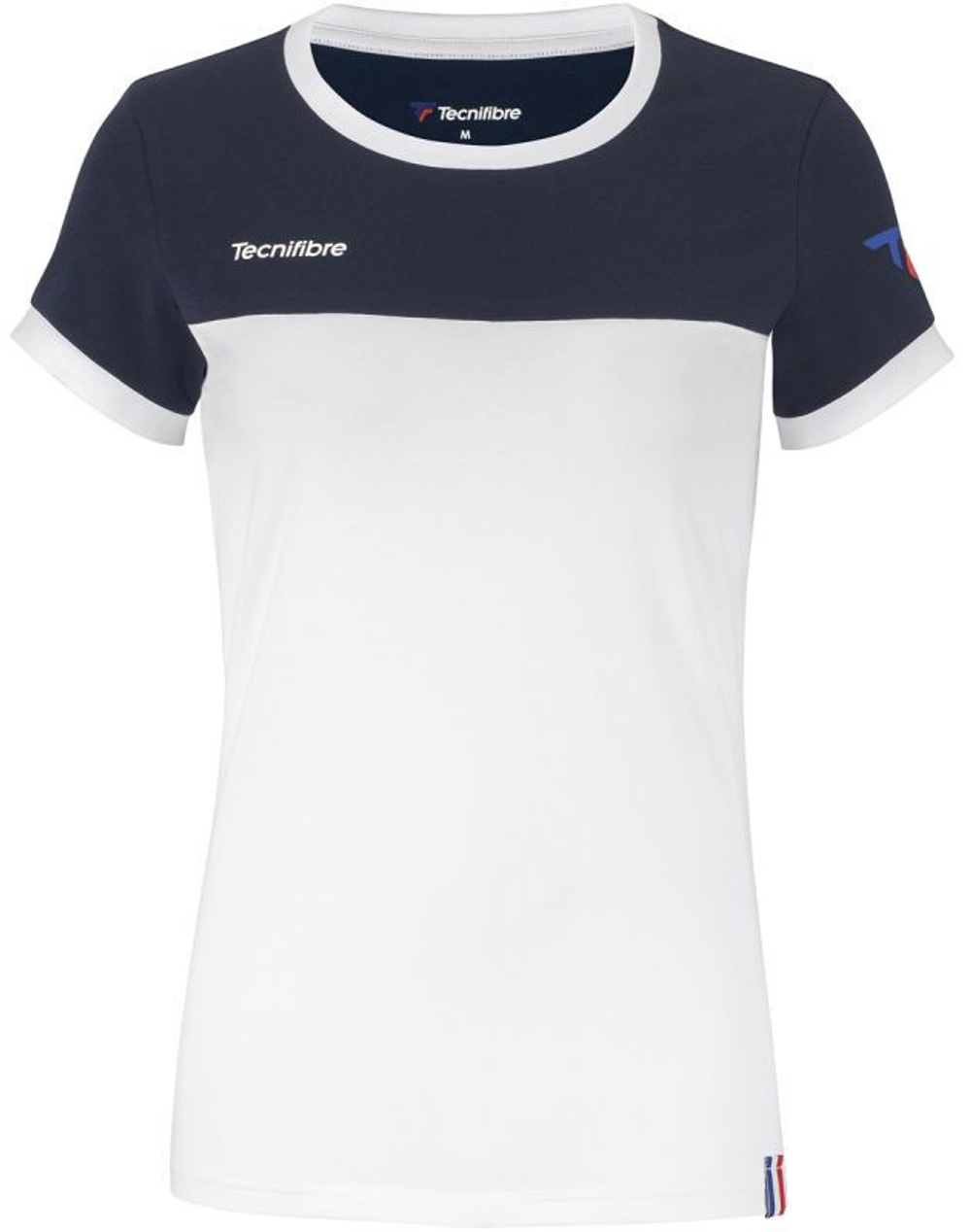Женская футболка теннисная Tecnifibre Lady F1 Stretch - marine