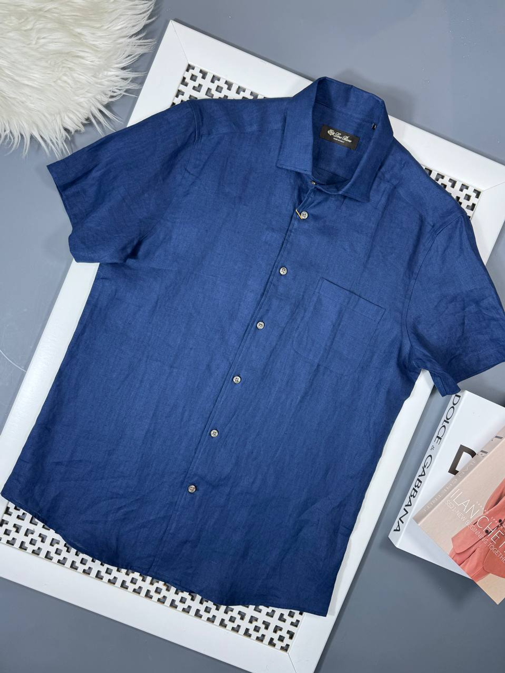 Льняная рубашка Loro Piana
