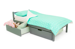 Детская кровать тахта Бельмарко Svogen графит