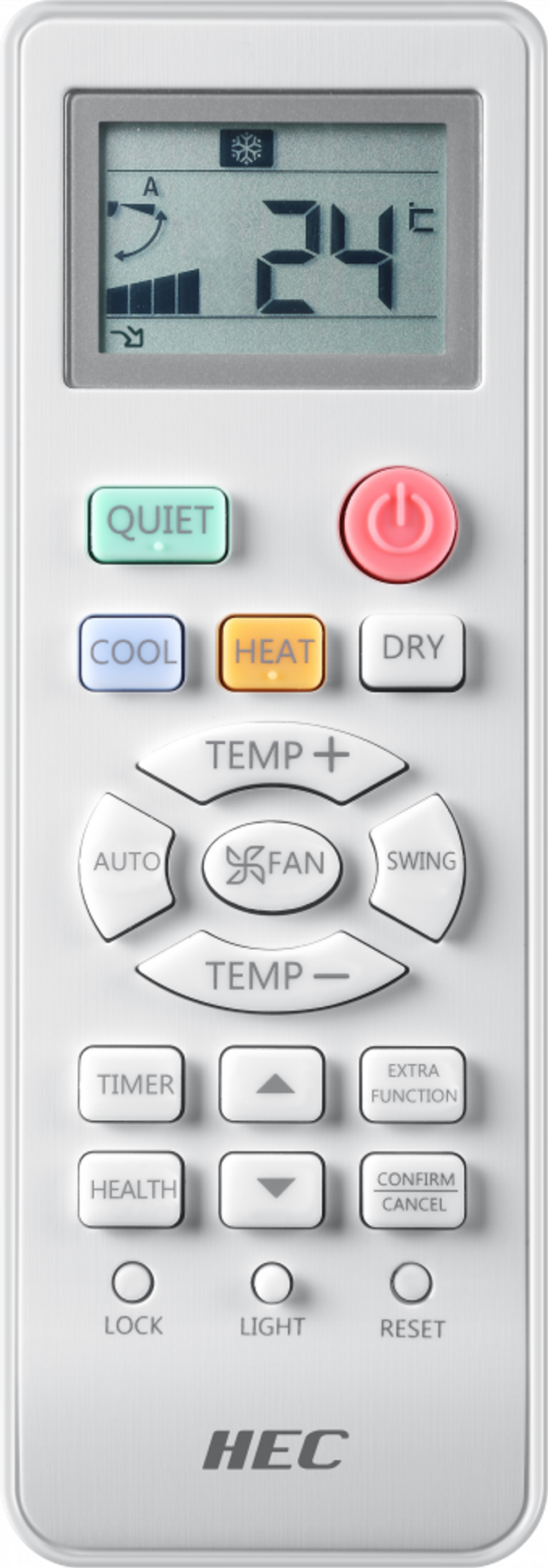 Сплит-система кондиционер настенный HEC-12HRC03/R3(IN)/HEC-12HRC03/R3(OUT) серии Comfort на 40 м²