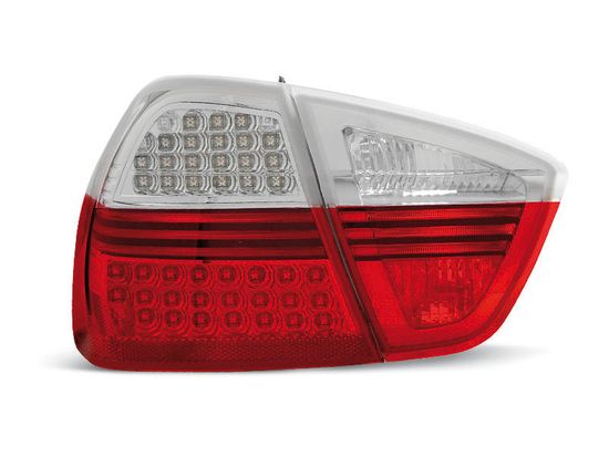 Задние фонари Bmw 3 E90 red white led indicator