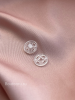 Кнопка пришивная пластик прозрачная