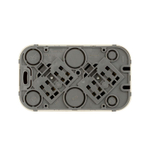 Розетка 2-м ОП Quteo 16А IP20 250В 2х2P+E с заземл. защ. шторки сл. кость IEK 782267