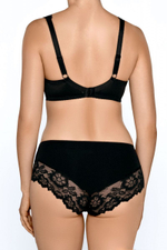 Трусики-шорты Telimena с привлекательной кружевной окантовкой (Размер: M) (Цвет: черный)