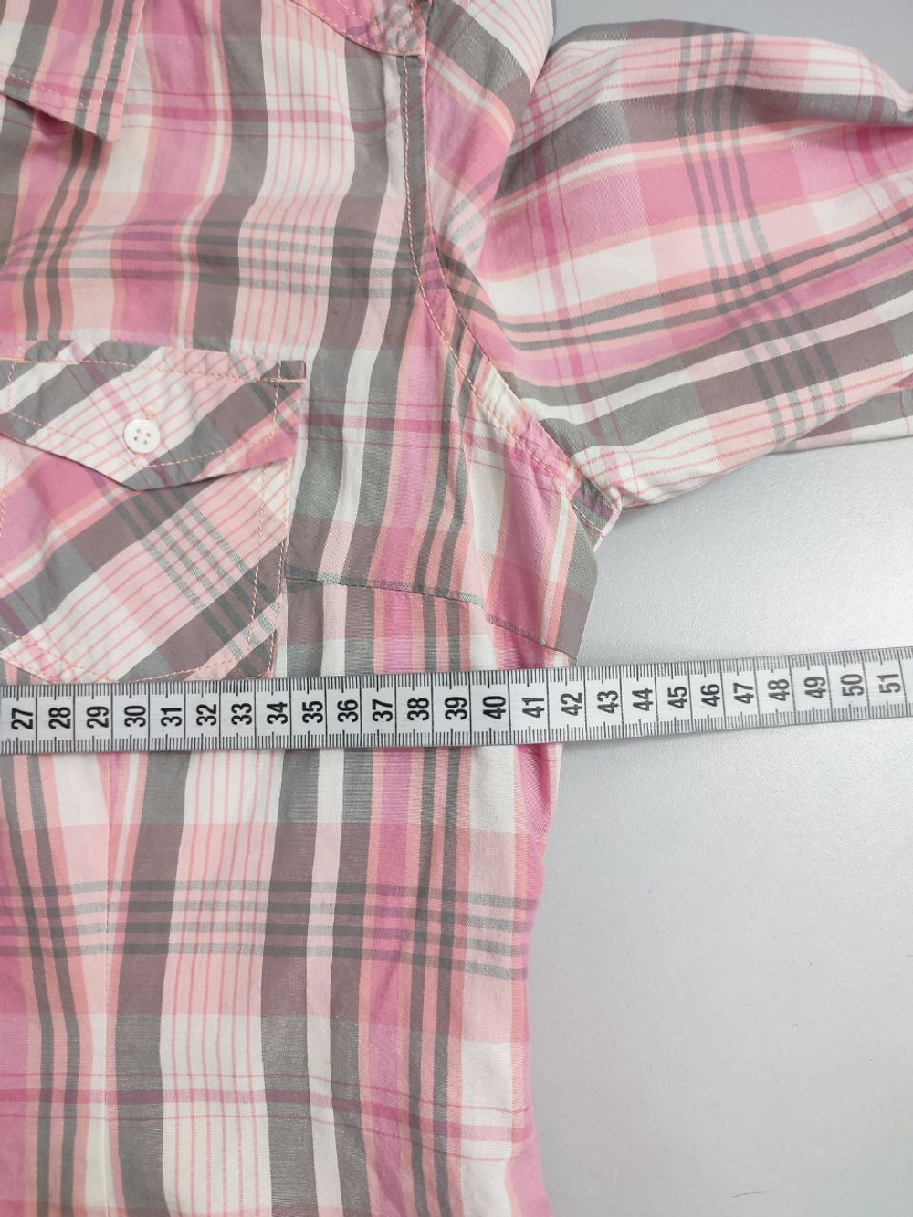 Блузка Oodji в клетку 44 размер