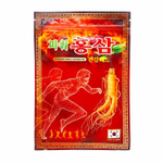 GOLD INSAM - ПЛАСТЫРЬ ДЛЯ ТЕЛА ПРОТИВОВОСПАЛИТЕЛЬНЫЙ С КРАСНЫМ ЖЕНЬШЕНЕМ POWER RED GINSENG PAD, 20 ШТ