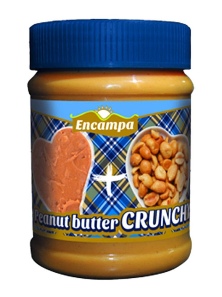 Encampa Арахисовая паста Crunchy 340 г, 2 шт